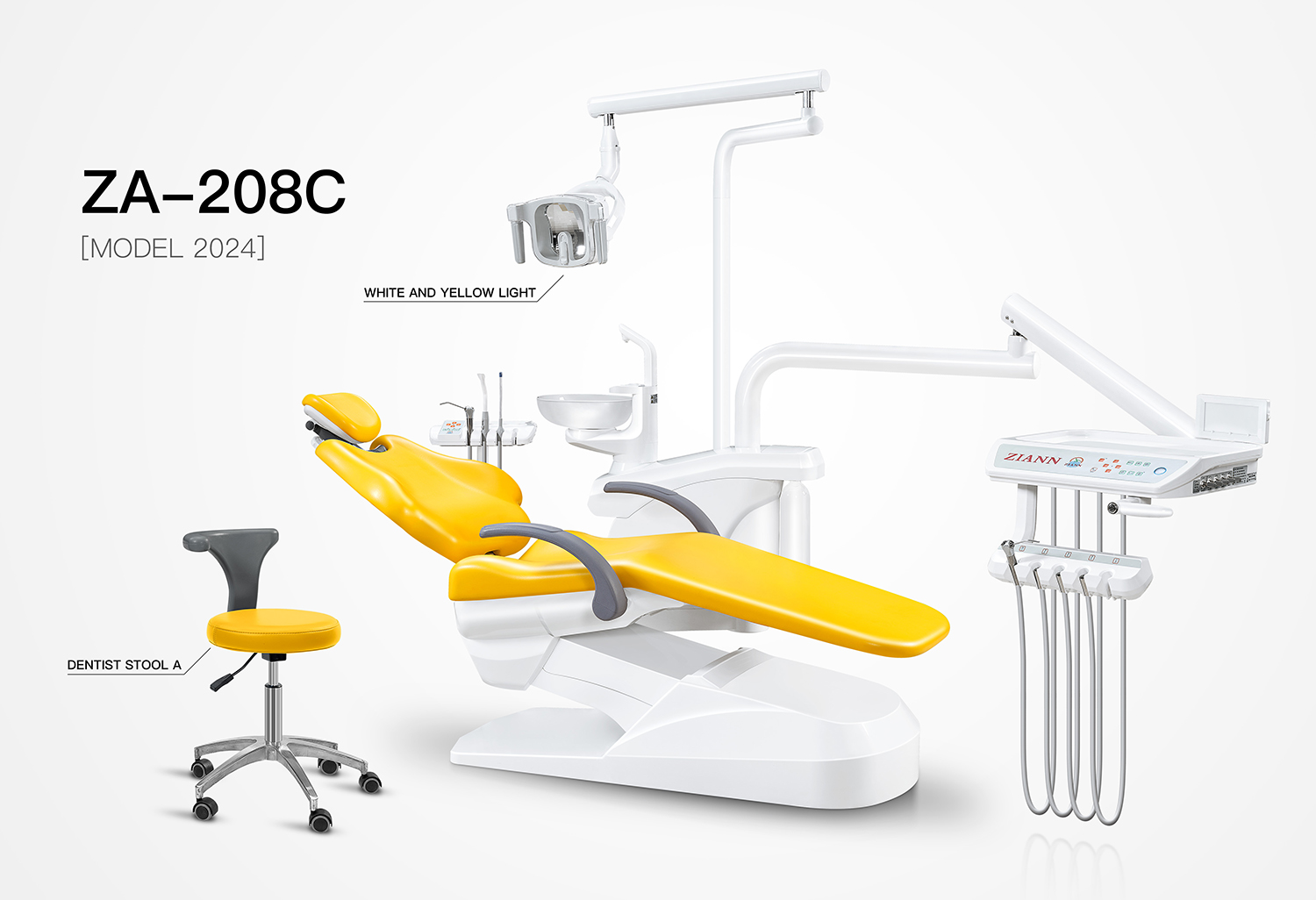 What are the advantages of LED Operating Light in Dental Unit?